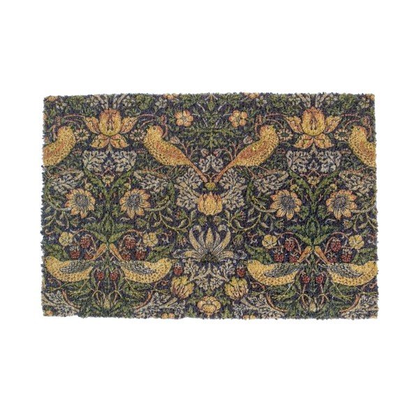 Otirač od kokosovih vlakana 40x60 cm William Morris Strawberry Thief – Artsy Doormats