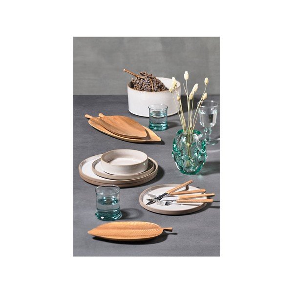 Krem bijela zemljana posuda za posluživanje Villa Collection Jord, ø 23,5 cm-image-1
