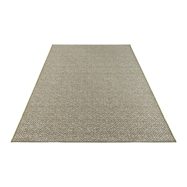 Zeleni tepih prikladan za van Elle Decoration Bloom Croix, 140 x 200 cm-image-3