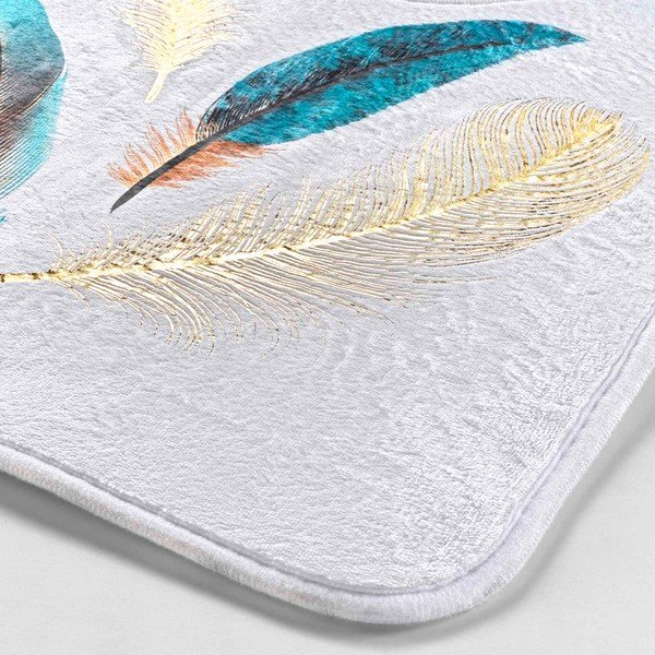 Bijela kupaonska prostirka za WC 45x45 cm Plumiss – douceur d'intérieur-image-2