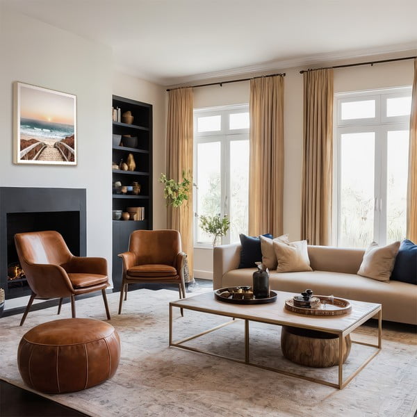 Slika 50x50 cm Beach Footbridge – knor-image-1