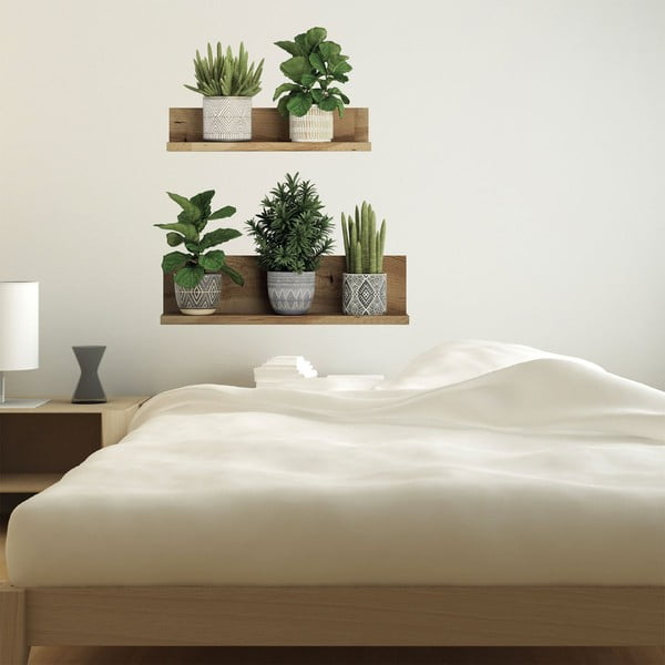 Zidna naljepnica 60x35 cm 3D effect Green Plants - Ambiance-image-1