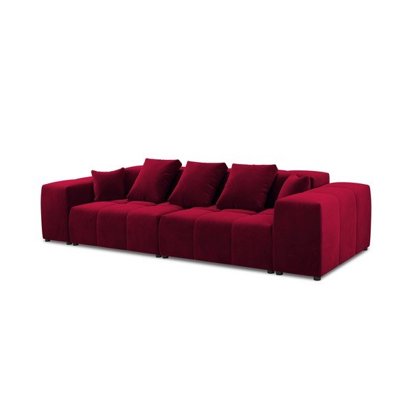 Crvena baršunasta sofa 320 cm Rome Velvet - Cosmopolitan Design-image-2