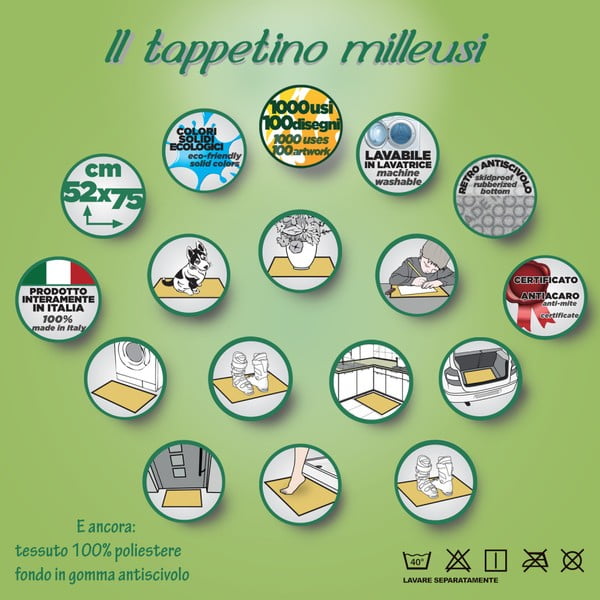 Otirač Zerbelli Turso, 75 x 52 cm-image-4