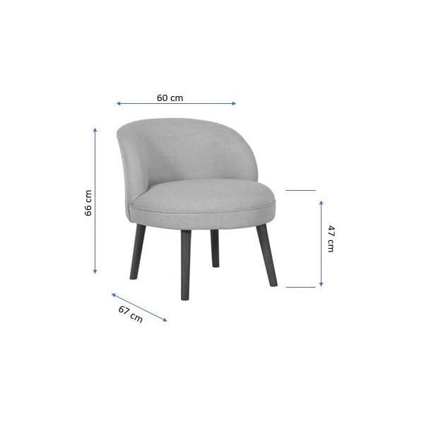 Bež fotelja Nice – Artie-image-4