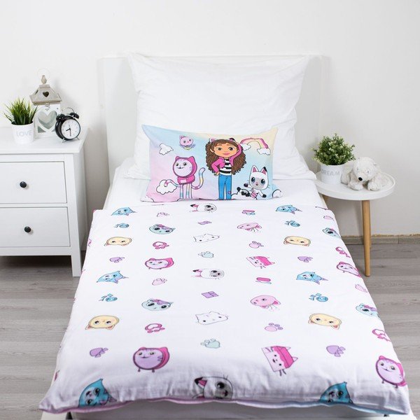 Pamučna dječja posteljina za dječji krevetić 100x135 cm Gabby's Dollhouse "Sugar Dream" – Jerry Fabrics-image-3