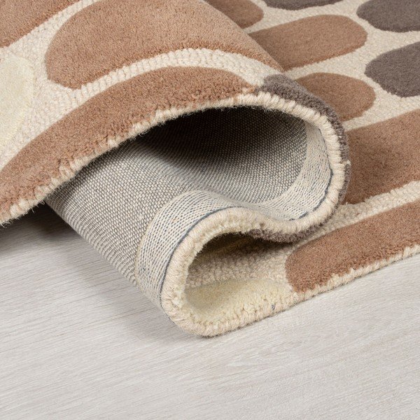 Smeđi-bež vuneni tepih Flair Rugs Fossil, 200 x 290 cm-image-1