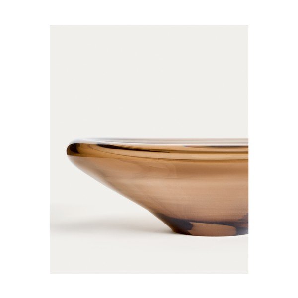 Bež staklena zdjela ø 27 cm Zolira – Kave Home-image-3