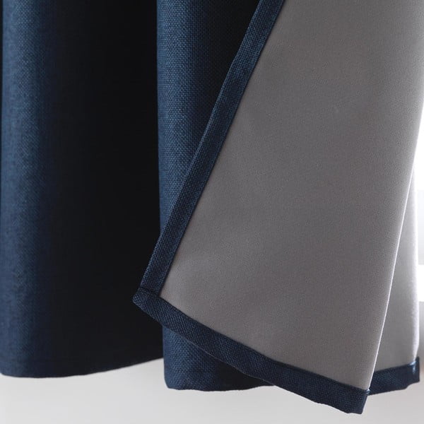 Tamno plava zatamnjujuća zavjesa 140x180 cm Crepuscule – douceur d'intérieur-image-3