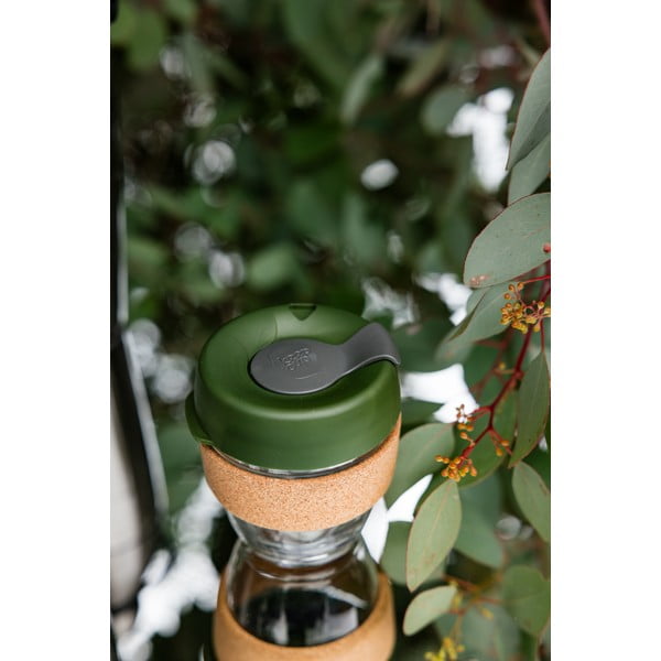 Zelena putna šalica 454 ml Brew Cork Pine L – KeepCup-image-1
