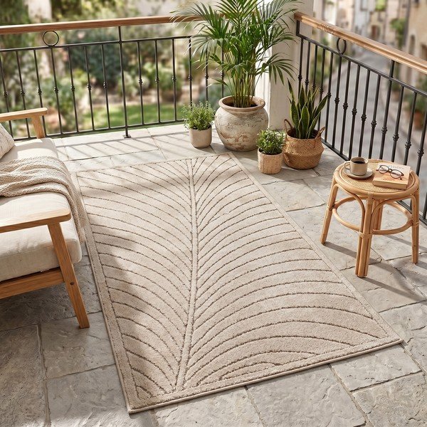 Bež unutarnja i vanjska staza 80x250 cm Nova 1204 – Ayyildiz Carpets-image-1