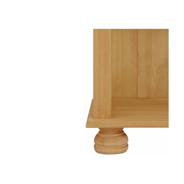 Biblioteka od masivnog bora u prirodnoj boji 77x116 cm Ella – Støraa-image-4