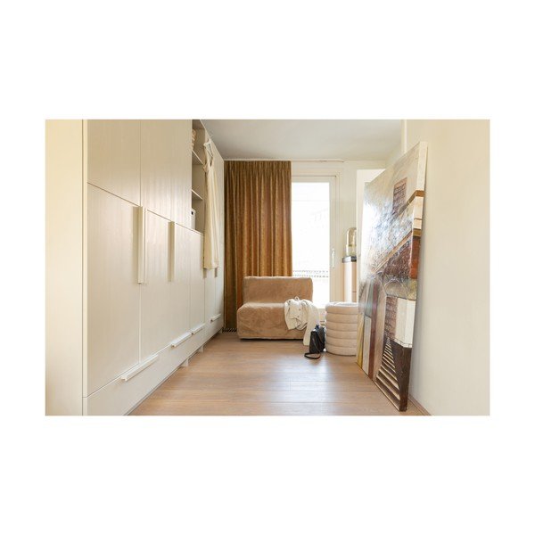 Krem modularni garderobni ormar od masivnog bora 142x215 cm Pure – WOOOD-image-1