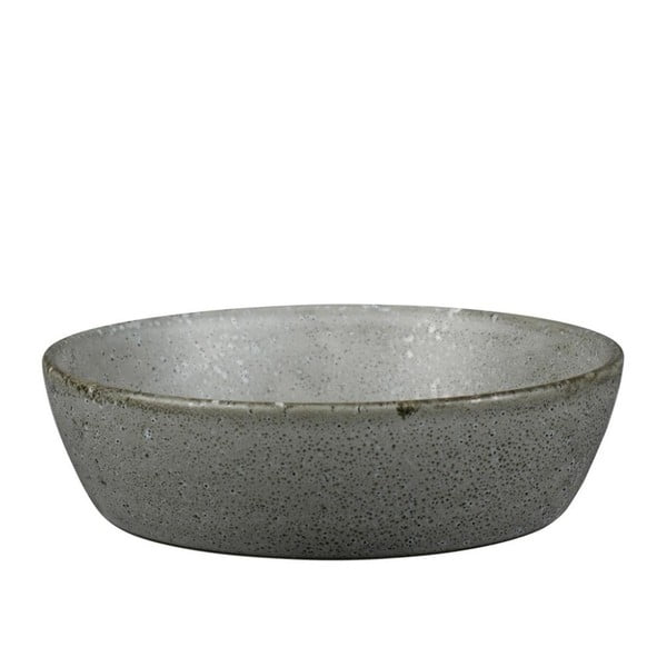 Siva zdjela od kamenine Bitz Mensa, promjer 18 cm