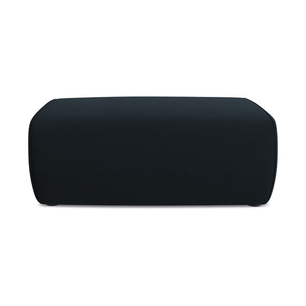 Tamno plavi baršunast tabure Kapua – Makamii