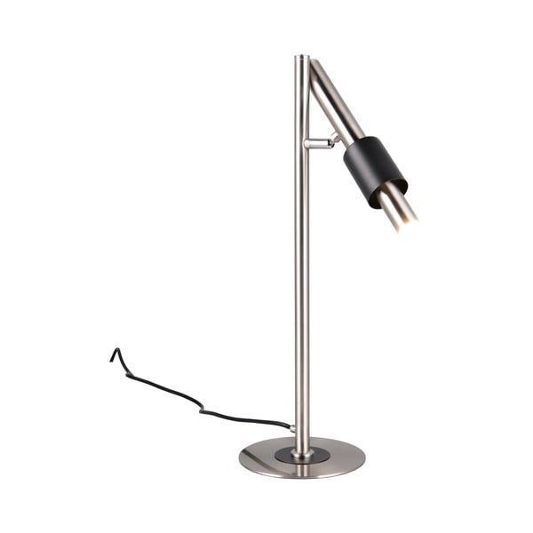 Crna/u srebrnoj boji LED stolna lampa (visina 50 cm) Ikaris – Trio Select-image-2