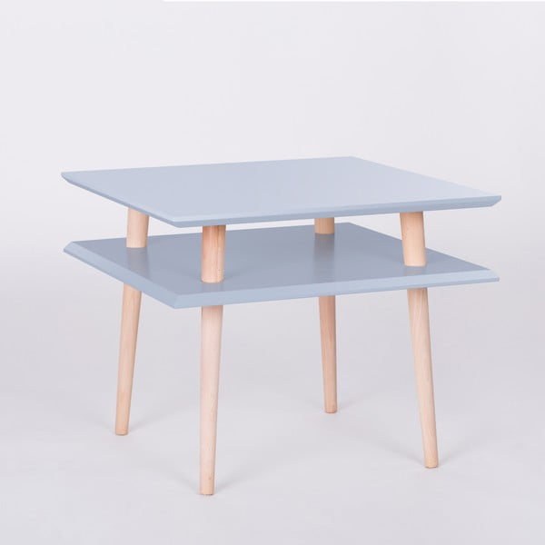 Kvadratni stolić, 55x55 cm, svijetlo siva