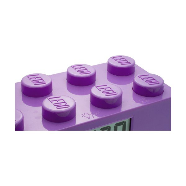 Ljubičasti sat budilica LEGO® Brick-image-1