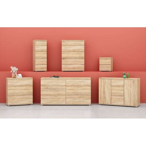 Noćni ormarić u dekoru hrasta Tvilum Nova-image-1