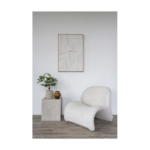 Pomoćni stol u mramornom dekoru 40x40 cm Prague – House Nordic-image-3