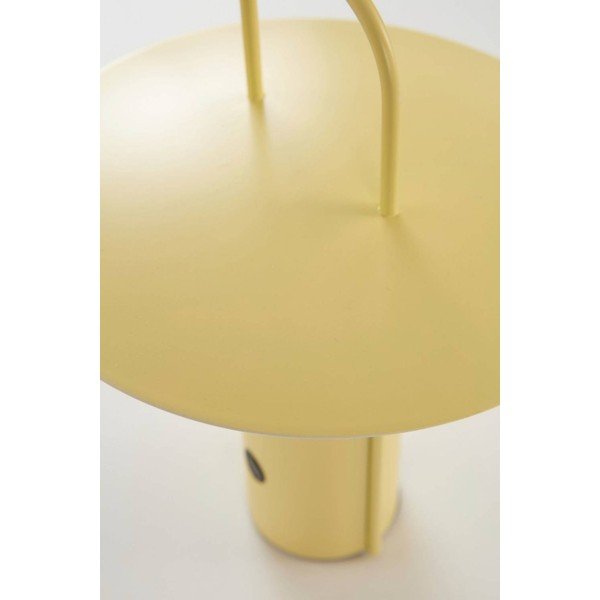 Žuta  metalna LED stolna lampa s mogućnosti zatamnjivanja (visina 24 cm) Venna – Jotex-image-2