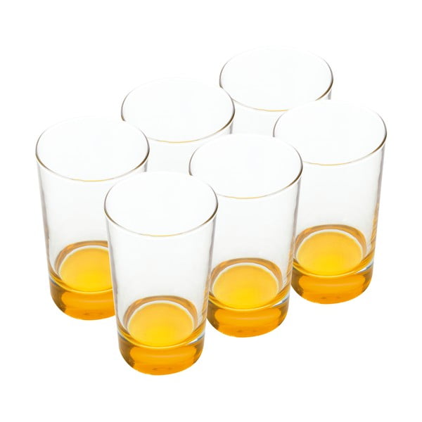Set čaša, 460 ml, žute