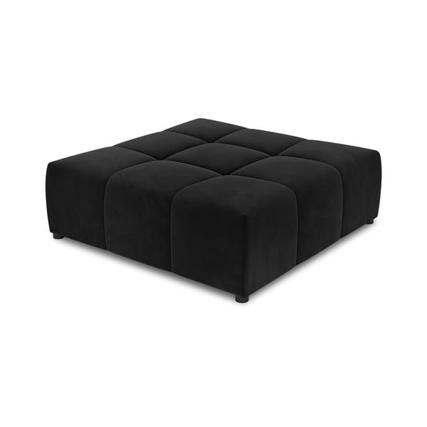Crni baršunasti kauč modul Rome Velvet - Cosmopolitan Design