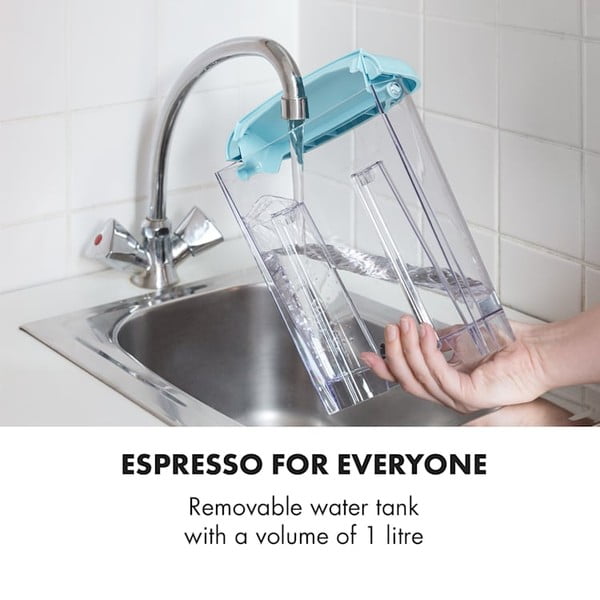 Plavi aparat za kavu Klarstein Espressionata Gusto-image-1