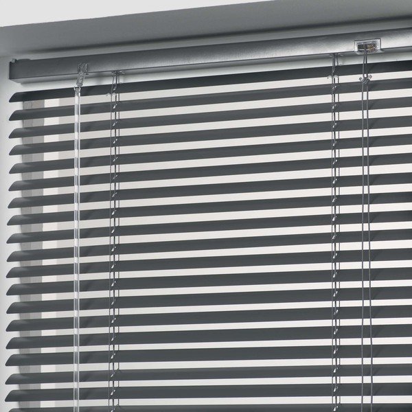 Tamno sive metalne žaluzine 90x130 cm Venitien – douceur d'intérieur-image-1