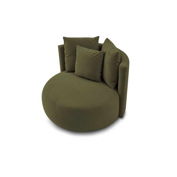 Zelena baršunasti fotelja Cesar – Bobochic Paris-image-4