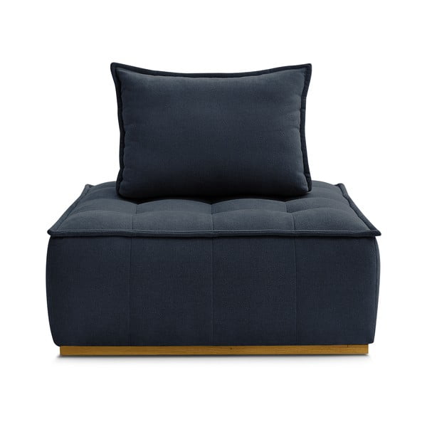 Tamno plava fotelja od šenila Elisa – Bobochic Paris-image-3