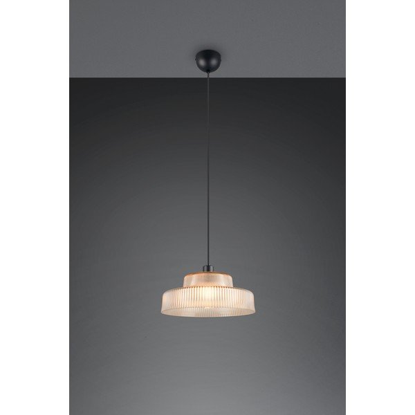 Jantarna viseća svjetiljka sa staklenim sjenilom ø 35 cm Abella – Reality-image-1