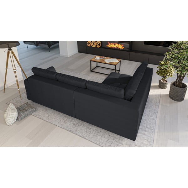 Tamno siva kutna garnitura (lijevi kut) Ariella - Ropez-image-3