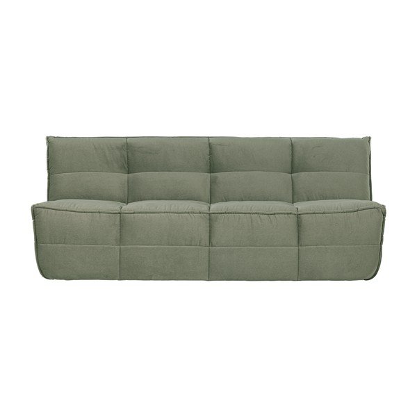 Zelena baršunasti sofa 204 cm Cluster – vtwonen