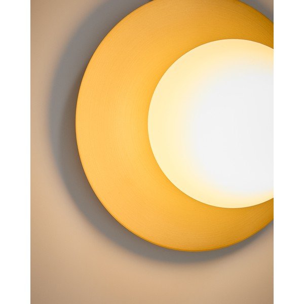 Bijela/u zlatnoj boji zidna lampa ø 25 cm Brisia – Kave Home-image-2