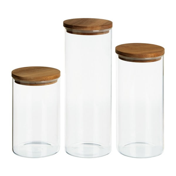 Staklene posude za namirnice u setu 3 kom za čuvanje hrane/za tjesteninu – Casa Selección