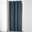 Tamno plava zavjesa od mikrosatena 140x240 cm Shana – douceur d'intérieur
