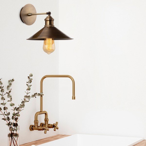 Zidna lampa u zlatnoj boji ø 24 cm Mueno – Opviq lights-image-2