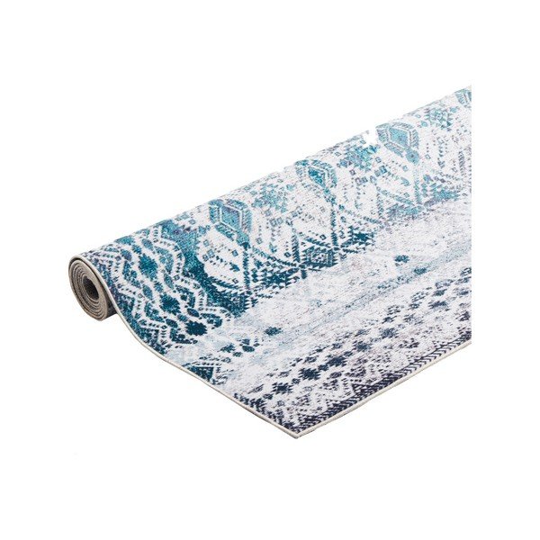 Svijetlo plavi tepih Floorita Kilim, 80 x 150 cm-image-3