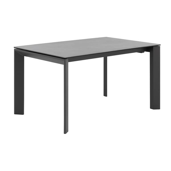Antracit sivi sklopivi blagovaonski stol sømcasa Tamara, 160 x 90 cm