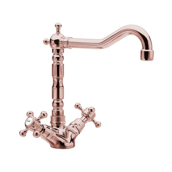 Ružičasta stojeća slavina za umivaonik Antea – Sapho