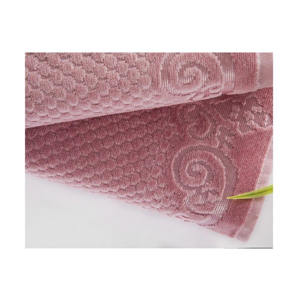 Set od 2 ručnika Acustic Rose, 50x90 cm i 70x140 cm-image-1