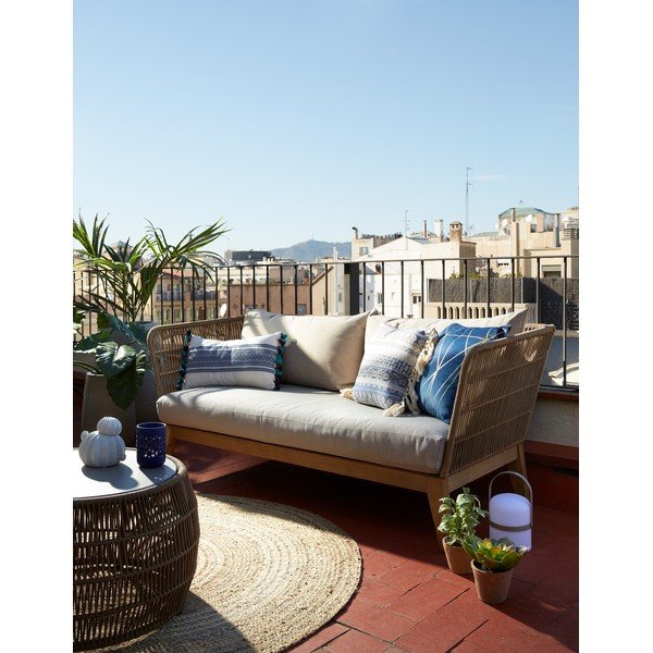 Bež trosjed Kave Home Bellano-image-1