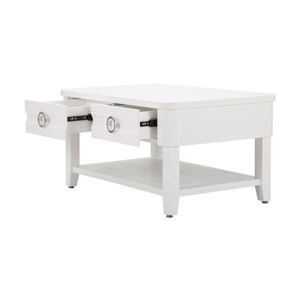 Bijeli stolić za kavu od masivne jele 60x90 cm Shine – Mauro Ferretti-image-3