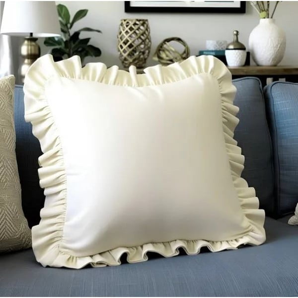 Ukrasna jastučnica od mješavine pamuka 40x40 cm Ruffled – Mila Home-image-3