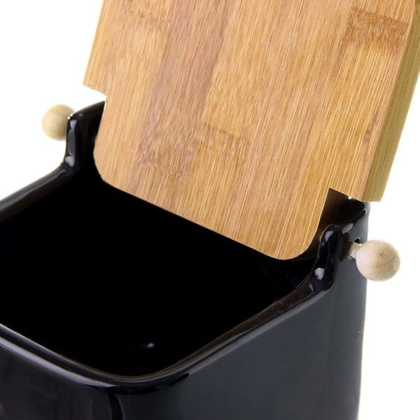 Crna keramička slanica Unimasa, 750 ml-image-1