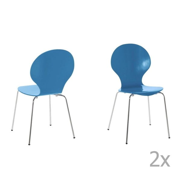 Set od 4 plave blagovaonske stolice Actona Marcus