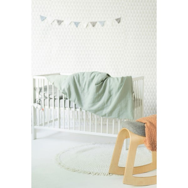 Dječji zelena navlaka za poplun Linen Tales Nature, 70 x 100 cm-image-3