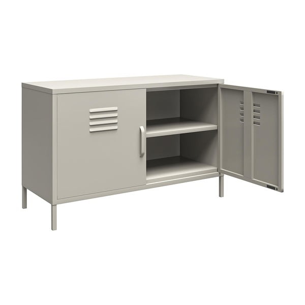 Krem metalni ormarić 100x64 cm Bradford – Støraa-image-3