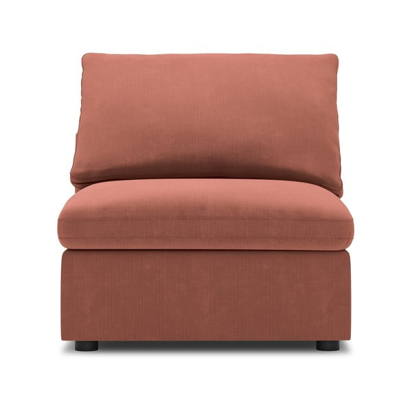Ružičasti srednji dio modularne sofe od samta Windsor & Co Sofas Galaxy